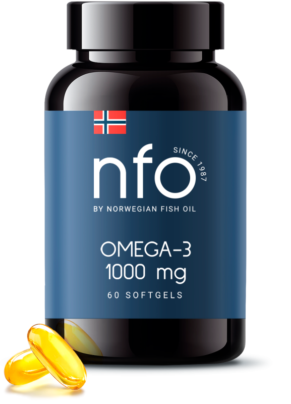 NFO Omega-3 1000 mg NFO Омега-3 1000 мг, №60