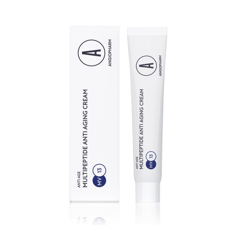 ANGIOPHARM Миниатюра Мультипептидный омолаживающий крем 7 мл