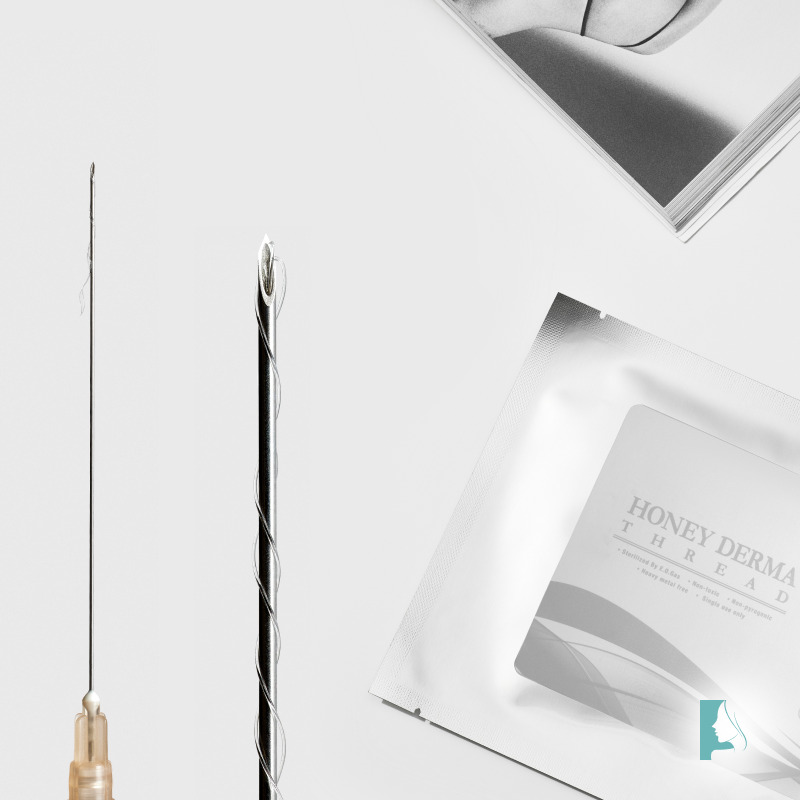 Нити рассасывающиеся Honey Derma Thread YRDS 26-03 DOUBLE SCREW 26\60