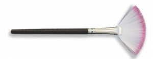 1-TOUCH Кисть №2 косметическая для пилинга, веерная, большая
