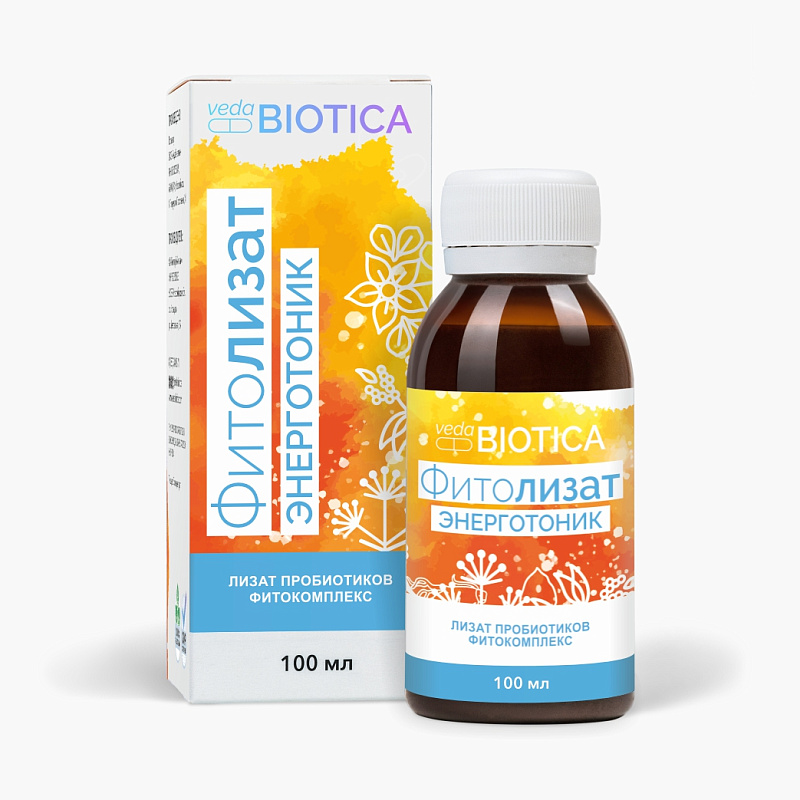 Пищевой концентрат ФитоЛизат Энерготоник 100 мл