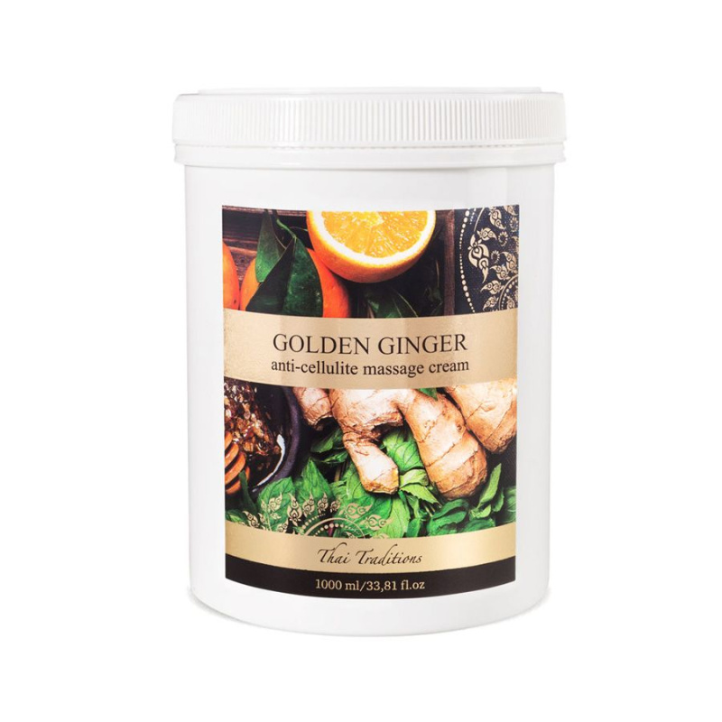 Массажный крем антицеллюлитный Золотой Имбирь 1000 мл