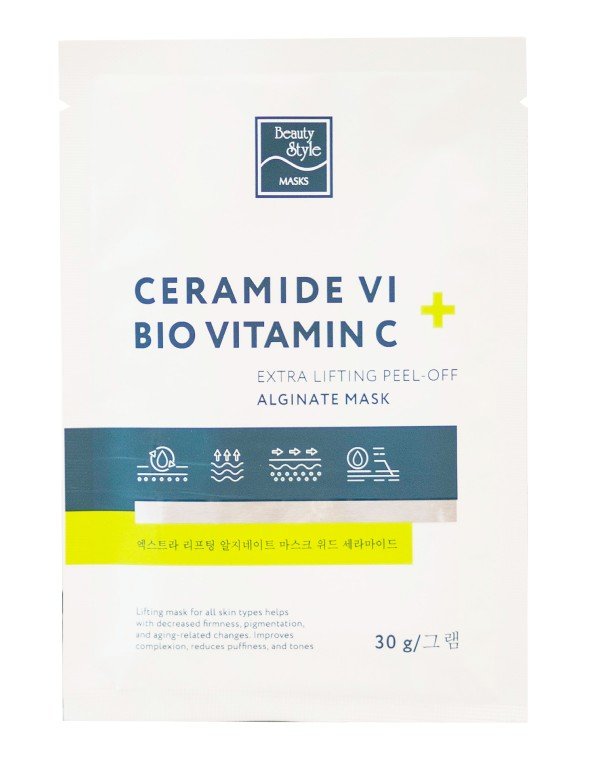 Альгинатная лифтинг-маска Ceramide Vi + BIO Vitamin C Beauty Stylе 30 г