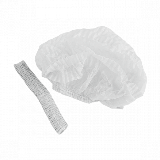 Шапочка Шарлотка 1-Touch Спанбонд белая 100 шт уп