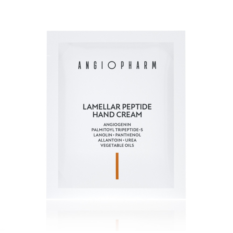 Пробник ANGIOPHARM Ламеллярный крем для рук с пептидами 3 мл