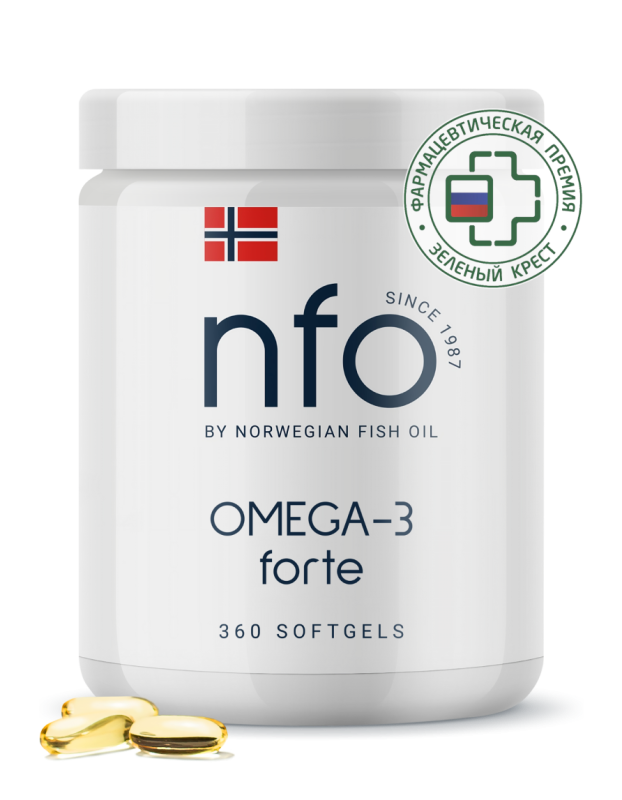 NFO Omega-3 Forte 360 NFO Омега-3 Форте 360 QR