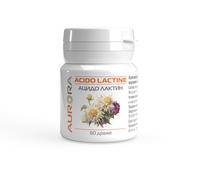 Пищевая добавка Ацидо-Лактин Табс (Acido-Lactine Tabs) 60 драже