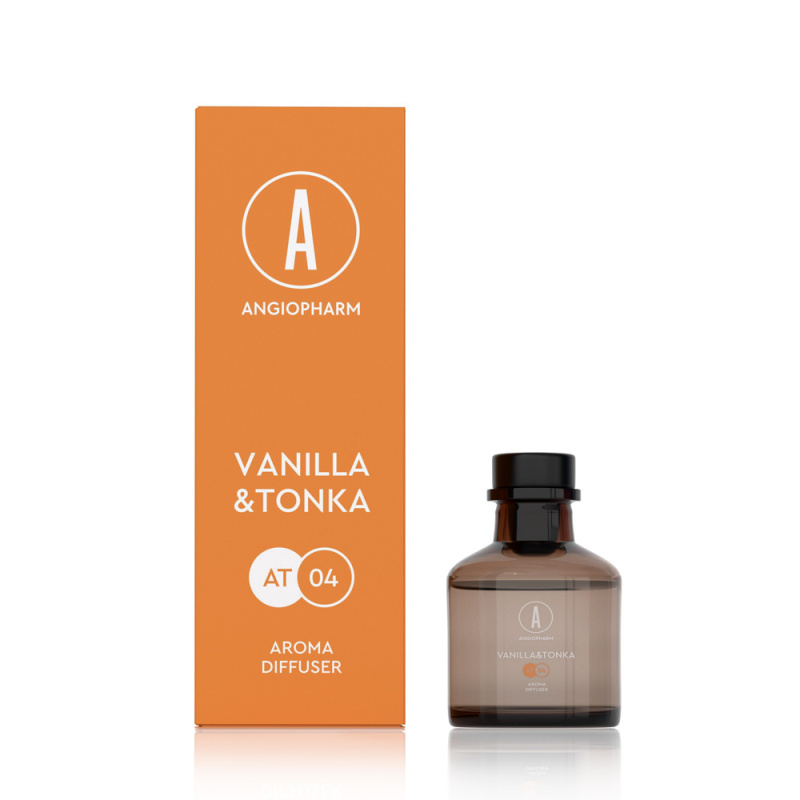 ANGIOPHARM Аромадиффузор VANILLA & TONKA Ваниль и бобы тонка 50 мл