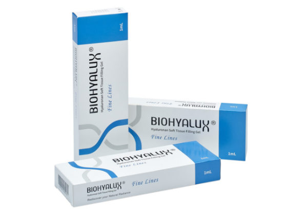 Гель для заполнения мягких тканей на основе гиалуроновой кислоты Biohyalux Fine Lines 1 мл