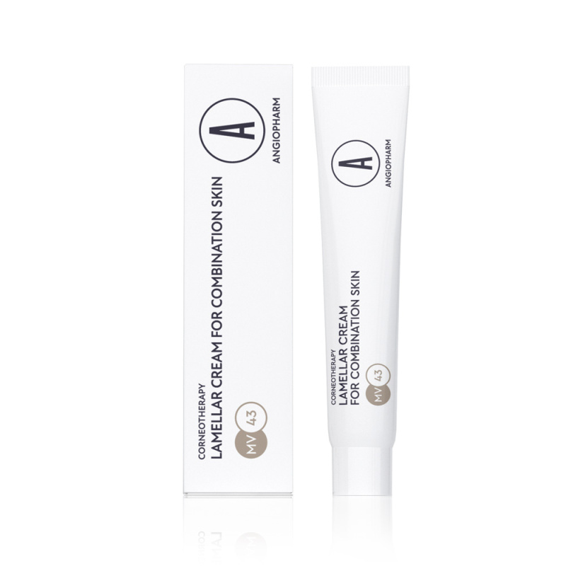 ANGIOPHARM Миниатюра Ламеллярный крем для комбинированной кожи 7 мл