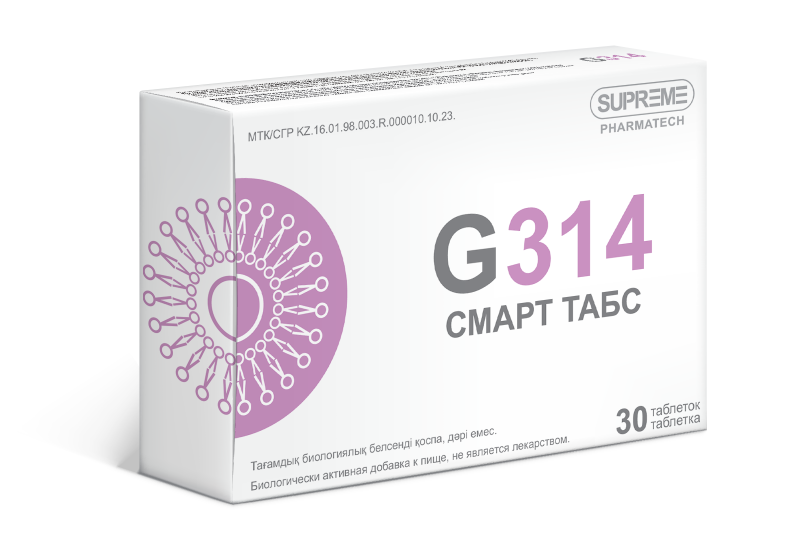 БАД SUPREME PHARMATECH G314 СМАРТ ТАБС 30 капсул