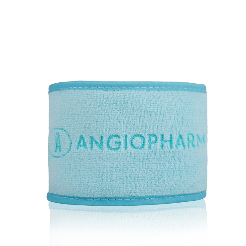 ANGIOPHARM Косметическая повязка на голову голубая