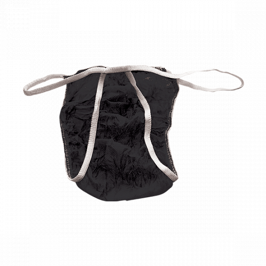 Трусы бикини мужские спандбонд чёрный 25 шт упк