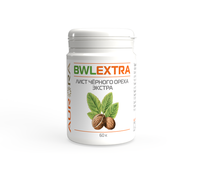 Пищевая добавка Лист Черного Ореха Экстра Капс (BWL Extra Caps), 60 капсул