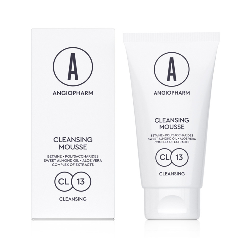 ANGIOPHARM Очищающий мусс для лица 150 мл