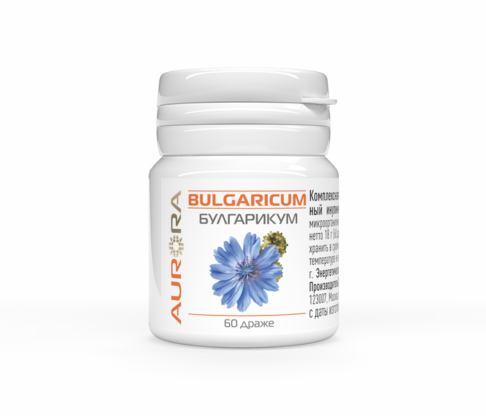 Пищевая добавка Булгарикум табс (Bulgaricum tabs), 60 драже