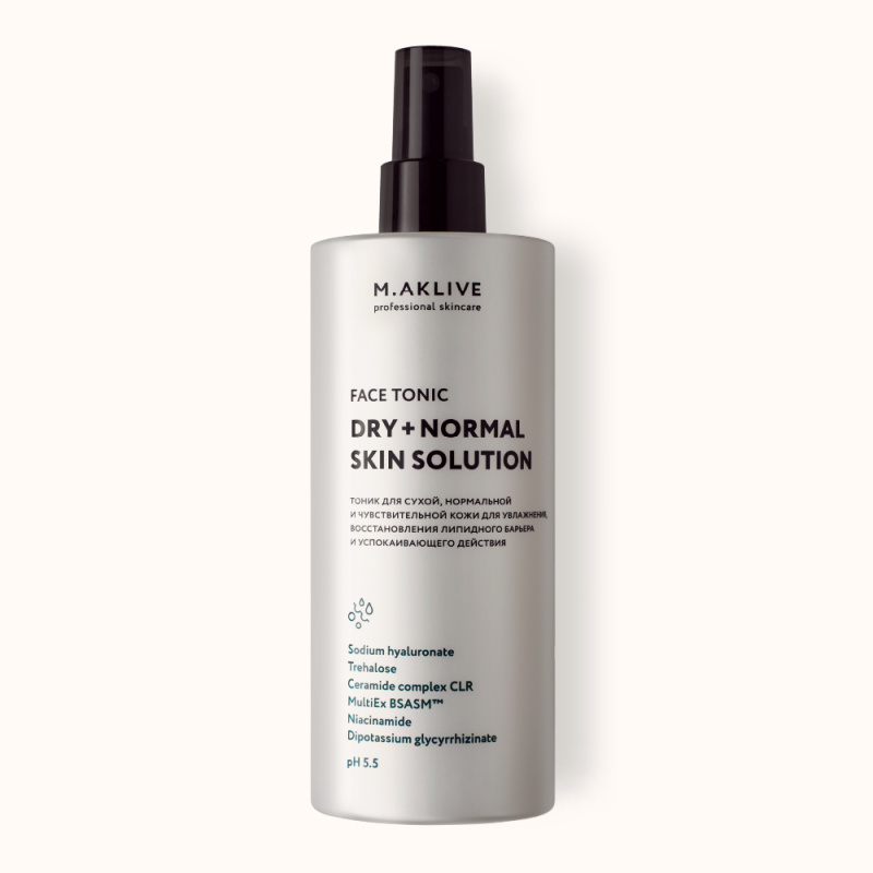 MAKLIFE Тоник для лица Решение для сухой и нормальной кожи 400 мл