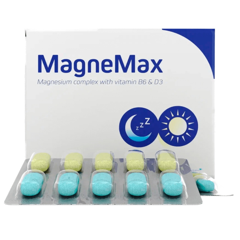 БАД AVICENNA МагнеМакс с витаминами В6 и Д3 60 таблеток