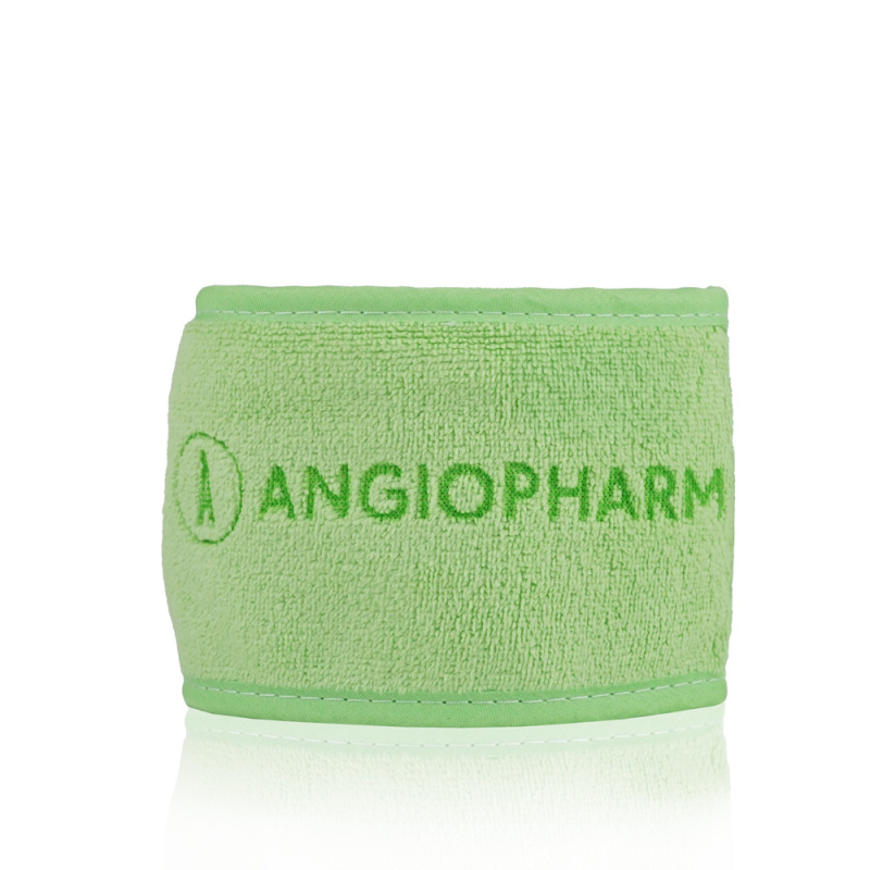 ANGIOPHARM Косметическая повязка на голову зеленое яблоко