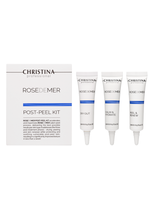 Rose de Mer Набор для постпилингового ухода (3 препарата) kit