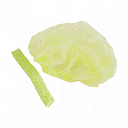 Шапочка Шарлотка 1-Touch Спанбонд Желтый 100 шт уп