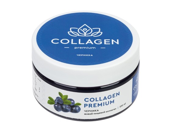 Коллаген пищевой (COLLAGEN-premium) ЧЕРНИКА 0,23 л