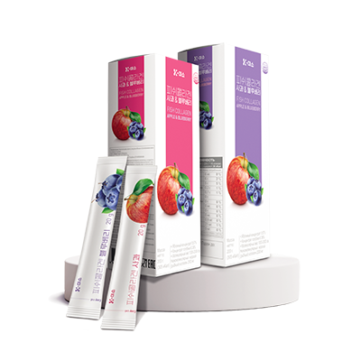 K-MISO Коллагеновое желе со вкусом яблока и со вкусом голубики, 20 г 10