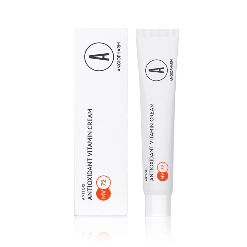 ANGIOPHARM Миниатюра Антиоксидантный крем с витаминами А, Е, С новый состав 7 мл