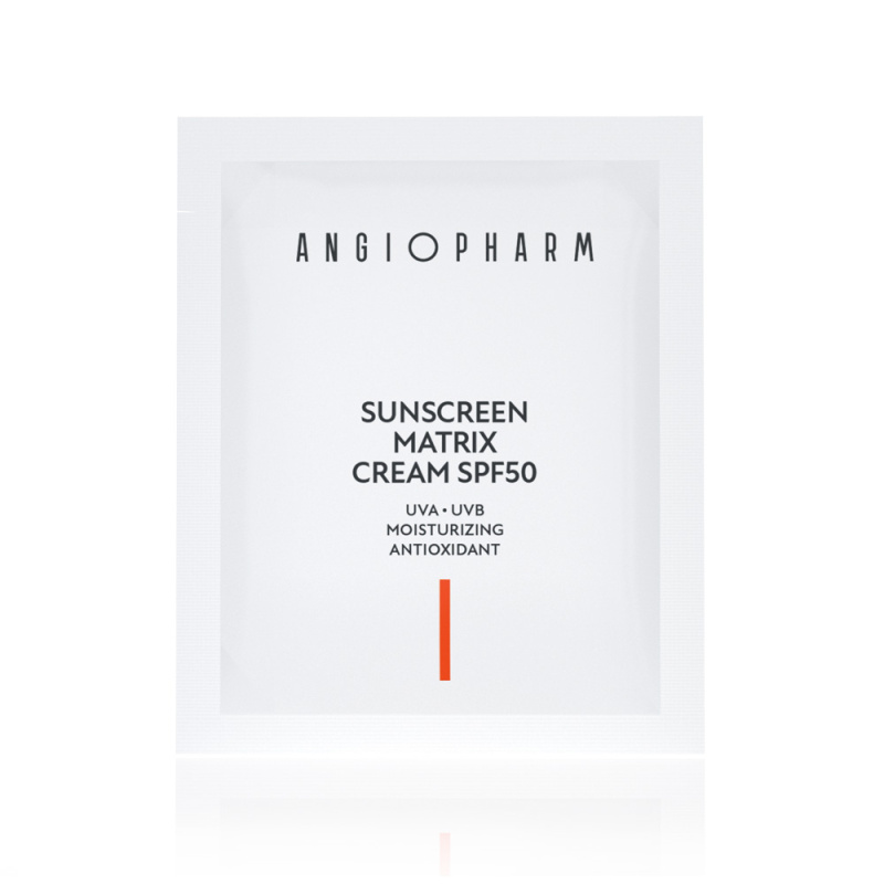 Пробник ANGIOPHARM Солнцезащитный крем SPF 50 3 мл