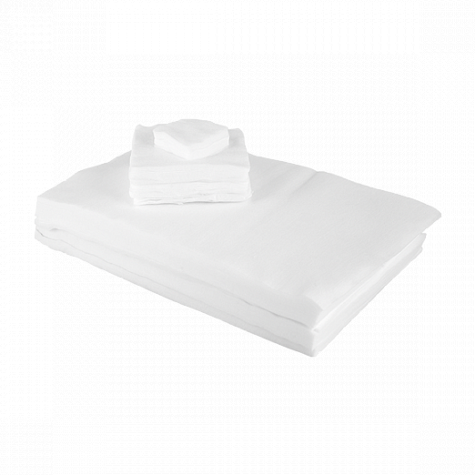 Салфетка спанлейс белый 20*20 см 100 шт/упк