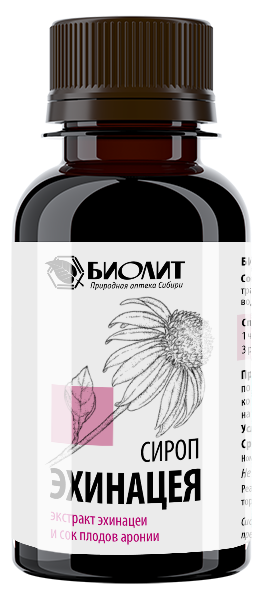 БАД БИОЛИТ Эхинацея сироп 100 мл