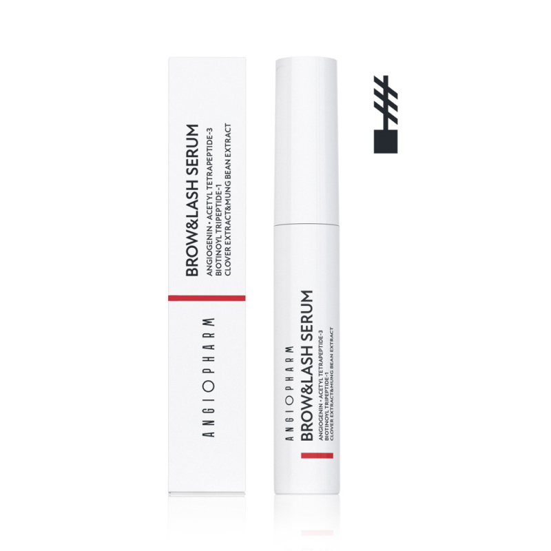 ANGIOPHARM Сыворотка для роста бровей и ресниц (щеточка) 6 мл