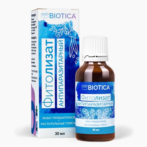 Пищевой концентрат ФитоЛизат Антипаразитарный 30 мл