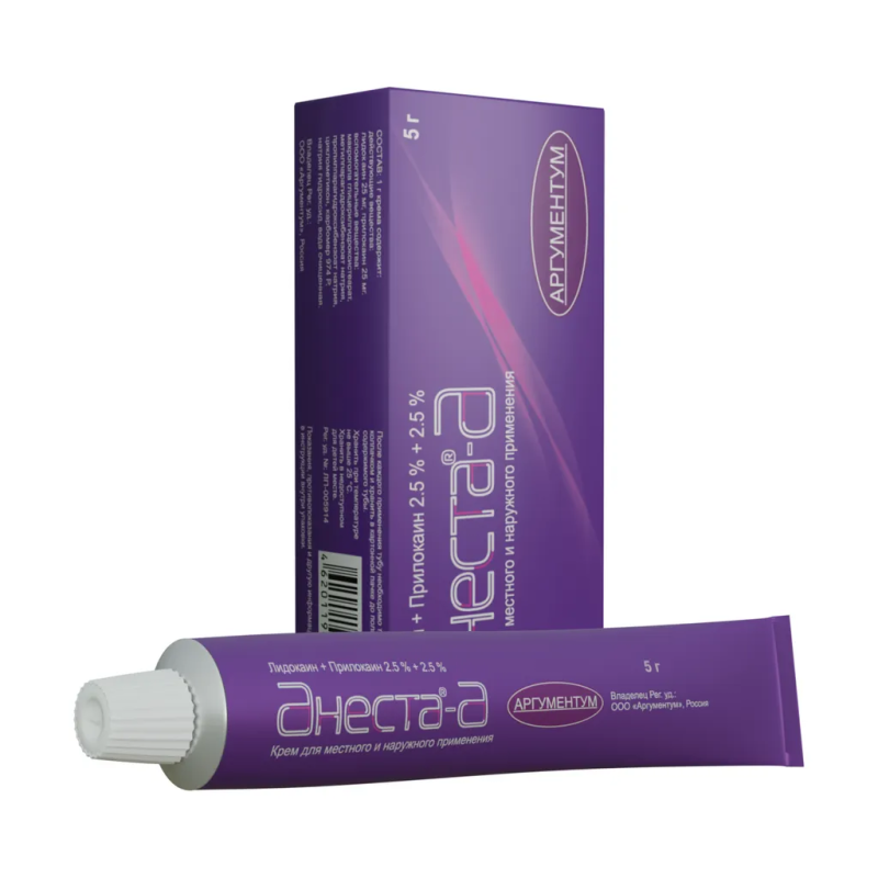 АНЕСТА-А крем для местного и наружного применения 5 г