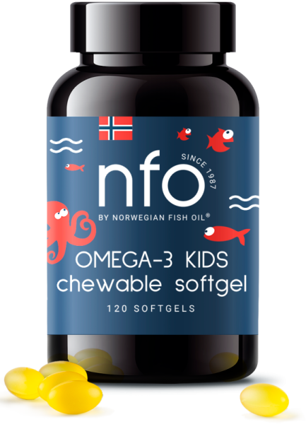 NFO Omega-3 Chewable capsules with vitamine D NFO Омега-3 Жевательные капсулы с витамином D № 120