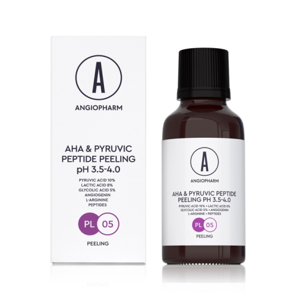ANGIOPHARM АНА-пилинг с пептидами и пировиноградной кислотой 30 мл