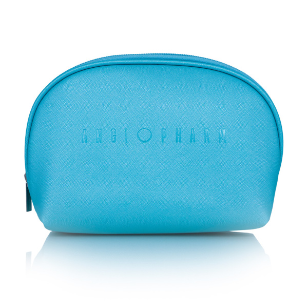 Косметичка средняя, аквамариновая