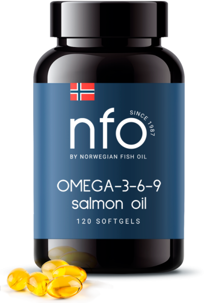 NFO Omega-3 Salmon oil NFO Омега-3 Масло лосося, №120