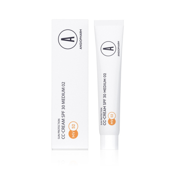 ANGIOPHARM Миниатюра СС крем SPF 30 medium 02 7 мл