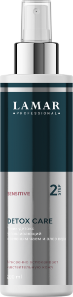 Тоник-детокс успокаивающий с зеленым чаем и алоэ вера DETOX CARE, 200 мл