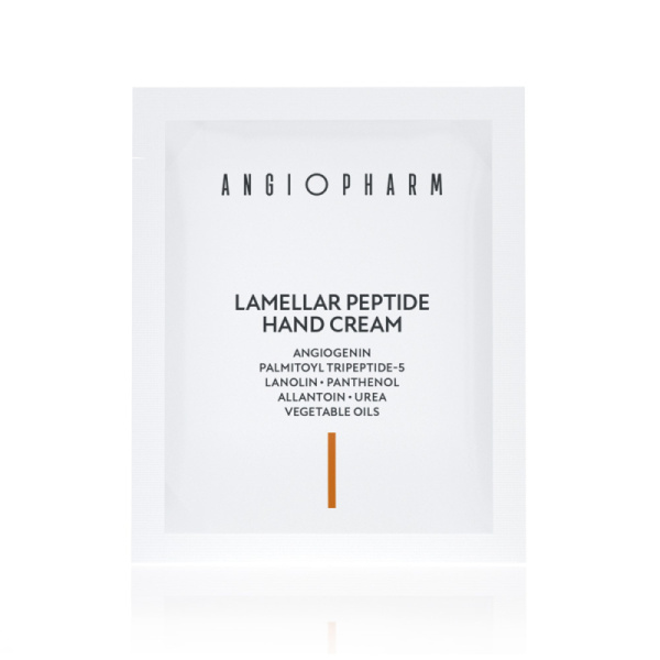 Пробник ANGIOPHARM Ламеллярный крем для рук с пептидами 3 мл
