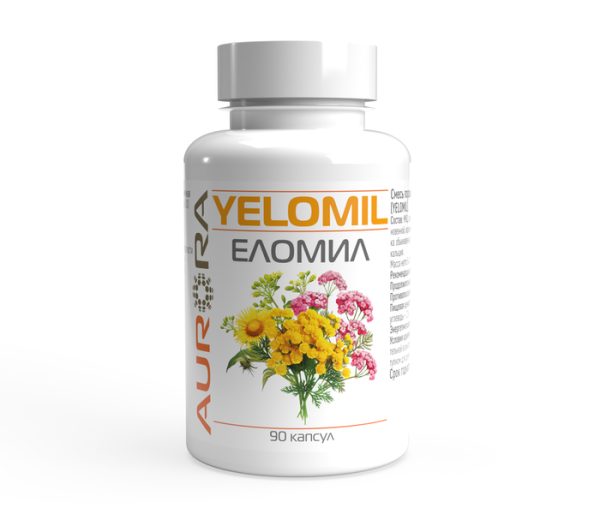 Пищевая добавка Еломил 90 (Yelomil) 90 капсул