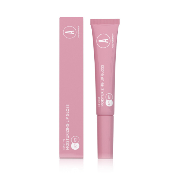 ANGIOPHARM Увлажняющий блеск для губ Розовая вуаль 10 мл