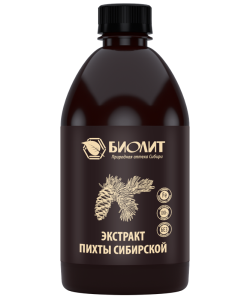 Пихты экстракт сибирской 0,5л 20шт БАД