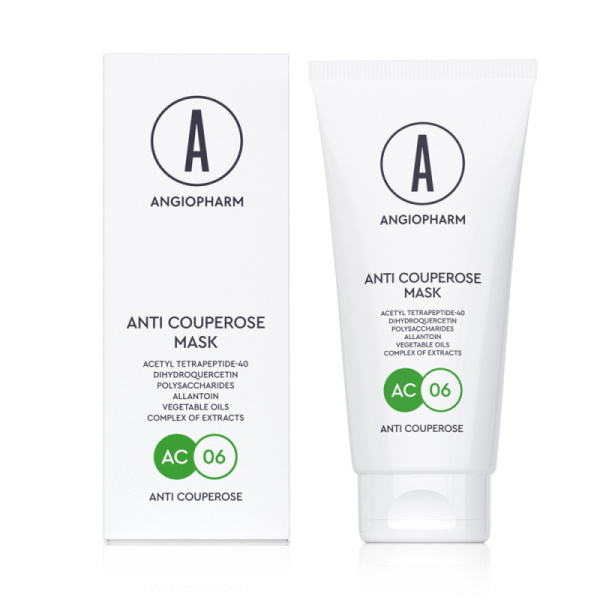 ANGIOPHARM Успокаивающая антикуперозная маска 200 мл