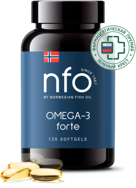 NFO Omega-3 Forte NFO Омега-3 Форте, № 120 QR
