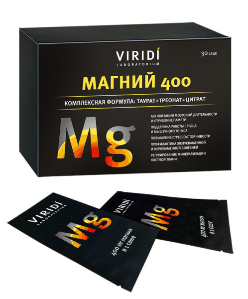 QR БАД к пище Магний 400 вкус клюква №30