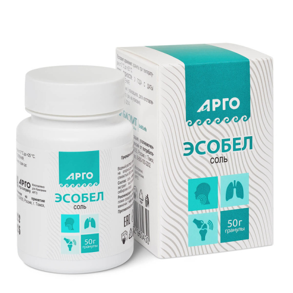 БИОЛИТ Эсобел эк-т лечеб. грязи (соль д/ванны) 50 г 