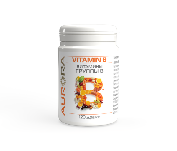 Пищевая добавка Витамины группы В (Vitamin B) 120 драже