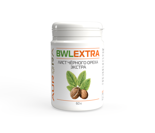 Пищевая добавка Лист Черного Ореха Экстра Капс (BWL Extra Caps) 60 капсул
